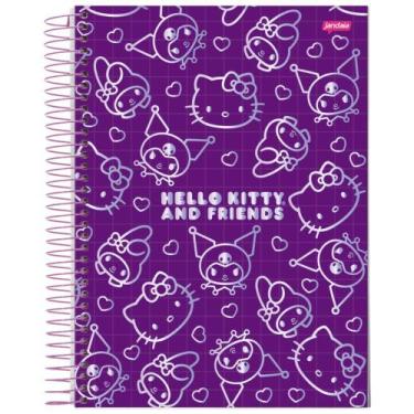 Imagem de Caderno Espiral Grande Universitário 1 Metéria Hello Kitty Besties For