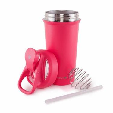Imagem de Coqueteleira Térmica Kouda 750ml Fox - Rosa