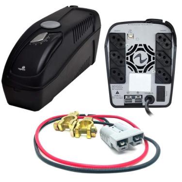 Imagem de COMP Kit Nobreak Ragtech 700VA Senoidal 4164 Easy Pro Trivolt + Cabo d
