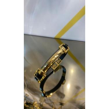 Imagem de Bracelete Preto com dourado - Rei Moa Acessórios 