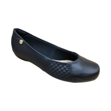 Imagem de Sapato Modare Ortopédico Joanete Ultraconforto Bico Quadrado cor:preto