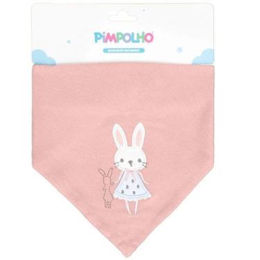 Imagem de Babador Bandana Bichinho Pimpolho, COELHO ROSA