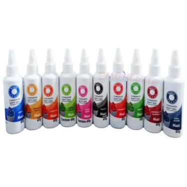 Imagem de Kit Corante Alimentício Coloridos - soft gel