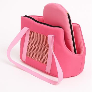 Imagem de Bolsa de Transporte para Pets Yeet Dobrável Gatos e Cães Pequeno e Médio Porte Rosa
