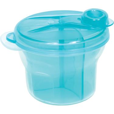 Imagem de Pote Dosador para Leite em Pó com Divisória Buba Azul 300ml