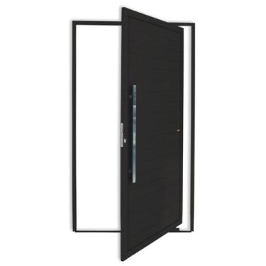 Imagem de Porta Pivotante Lambril com Puxador Super 210cm x 100cm Brimak Abertur