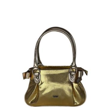 Imagem de Bolsa Em Couro Legitimo B.1132 Ouro - RECUO FASHION BAG, Ouro