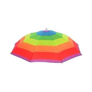 Imagem de Chapéu Guarda-Chuva Dobrável Portátil Para Pesca, Golfe, Jardinagem E 