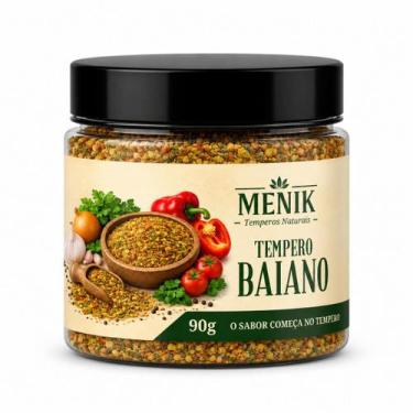 Imagem de Tempero Baiano Menik 90g Para Churrasco Carnes E Frango