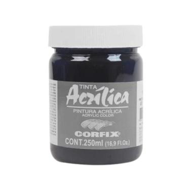 Imagem de Tinta Acrílica Corfix 250ml Preto De Marte 121 Gr1