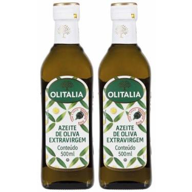 Imagem de Kit 2 Azeite de Oliva Italiano Olitalia Extravirgem 500ml
