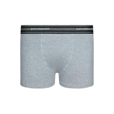 Imagem de Cueca Boxer Infantil Lupo 00141-003 Algodão Com Elastano T. P/GG, M, 8