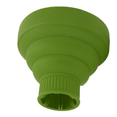 Imagem de Difusor de secador de cabelo, secador de cabelo universal dobrável Difusor de secador de cabelo dobrável para casa para salão de beleza(verde)