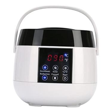 Imagem de Newmind Aquecedor profissional de cera para remoção de pelos, aquecimento rápido, cera de feijão, com máquina de cera inteligente de temperatura ajustável para homens, acessórios de