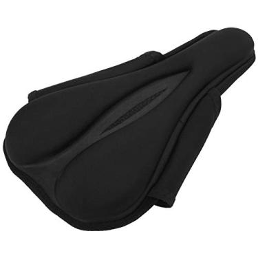 Imagem de 01 02 015 Almofada de selim de bicicleta, confortável capa de almofada para assento de bicicleta, antiderrapante, vazada, para mulheres e homens, para selim oco para bicicletas ao ar livre (P)