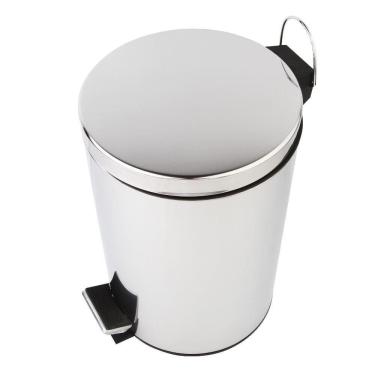 Imagem de Lixeira Inox Brilho com Pedal 12L - A/CASA
