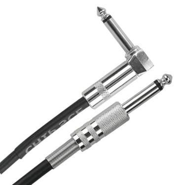 Imagem de Performance Sound 018-8029 Cabo P10 Niquel - P10 + P10 Mono 90 Graus, 5 M