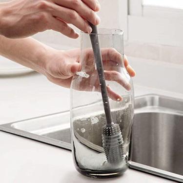 Imagem de CAMPY Escova de Silicone para Limpar Garrafas, Jarras e Mamadeiras