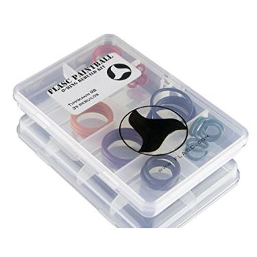 Imagem de Kit de Reconstrução de Anel de Paintball Flasc Paintball Tippmann 98 3X Codificado por Cor