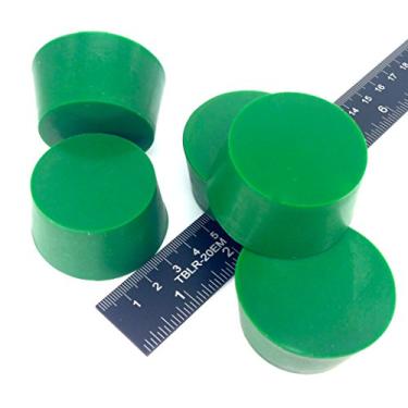 Imagem de 5 peças 1 5/8" X 2" #10 alta temperatura silicone borracha plugue afunilado revestimento em pó materiais de pintura personalizada