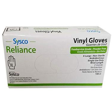 Imagem de Luvas de vinil Sysco Reliance GG (100 por caixa)