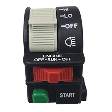 Imagem de Mati Left Start Motor Run Off Farol HI LO Off Interruptor de guidão para Polaris Predator 500 Outlaw 450 Outlaw 500 Outlaw 525 4011442 4011387 4010594