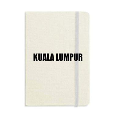 Imagem de Caderno Kuala Lumpur Malásia capa dura diário clássico presente A5