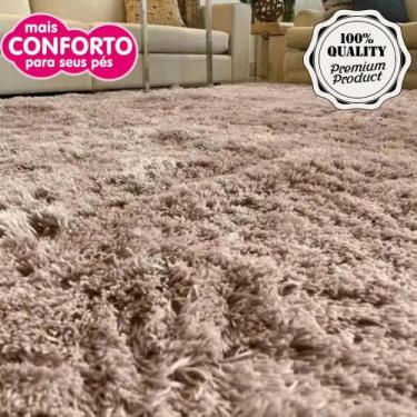Imagem de Carpete Tapete Para Sala E Quarto Peludo  50X100cm/100% Original Cor B