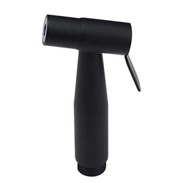 Imagem de LIDON Pulverizador de bidê para banheiro preto aço inoxidável cabeça pulverizador de bidê de mão pulverizador de fraldas de banheiro cabeça de chuveiro de banheiro pulverizador de aço inoxidável preto limpeza de banheiro