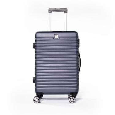 Imagem de Mala de Viagem Grande Expansível Vilabon Vb00127 Abs Cadeado Tsa Rodas Duplas 360 Azul Marinho