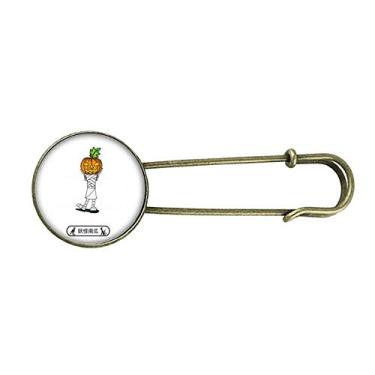 Imagem de Broche de metal retrô Halloween Monster Pumpkin Horus