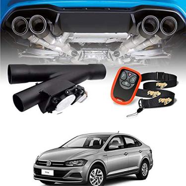 Imagem de DIFUSOR ESCAPAMENTO UNIVERSAL RONCO ESPORTIVO AÇO CARBONO COM CONTROLE VW VIRTUS COMFORTLINE