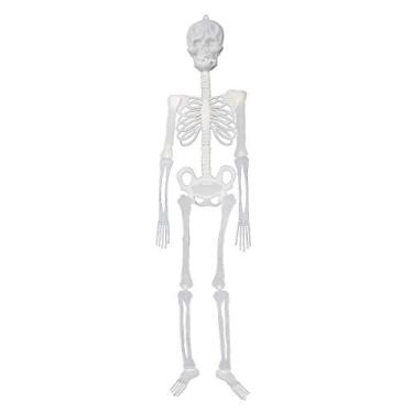 Imagem de artigos para festas ao ar livre tema do dia das bruxas suprimentos halloween decoração decoracao halloween adereços de esqueleto de halloween pingente de esqueleto brilhar decorar