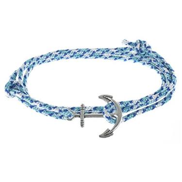 Imagem de West Coast Paracord — Pulseiras femininas ajustáveis com âncora náutica e anzol – Feito de corda de nylon