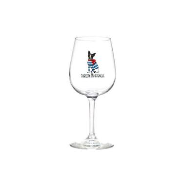 Imagem de Taça de vinho Drinking Divas Pardon My Frenchie – Taça de vinho e coquetel com haste de 368 g | Para amantes de cães e buldogues franceses | Presente bonito e divertido para mãe, esposa, irmã, melhor amiga, mulheres | Natal,