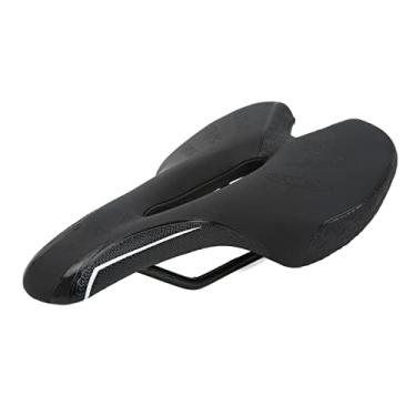 Imagem de Capa De Assento De Bicicleta,Selim De Bicicleta De Alta Elasticidade, Almofada De Assento De Bicicleta Oca, Selim De Bicicleta Respirável, Almofada De Assento De Bicicleta (Preto branco)