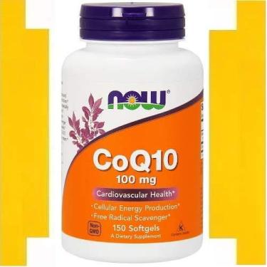Imagem de Coenzima Q-10 Coq-10 100mg 150caps Now Foods Original Import