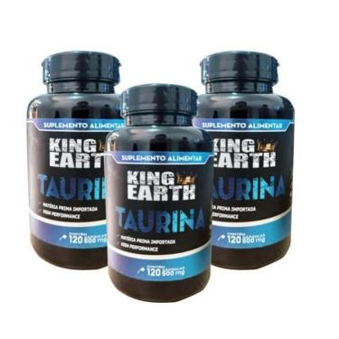 Imagem de 3 Taurina 120 Cápsulas 500mg Matéria Prima Importada-Unissex