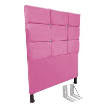 Imagem de Cabeceira de Cama Box Viúva + Frame 130cm Estofada Lari C