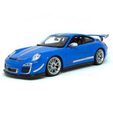 Imagem de Miniatura Carro Porsche 911 Gt3 Rs 4.0 - Azul  1:18 - Burago