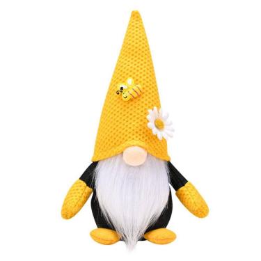 Imagem de Bee Festival Boneca Sem Rosto Gnomo Boneca Bonita Abelha Goblin Decoração Decorações para casa