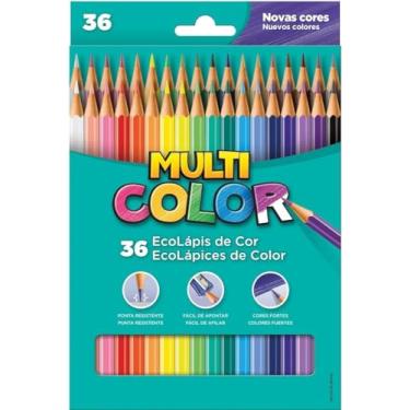 Imagem de EcoLápis de cor, Multicolor Sextavado Caixa com 36 lápis