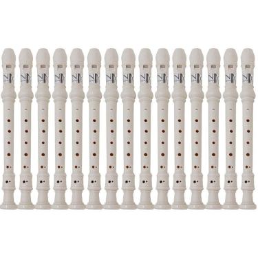 Imagem de Kit 15 Flautas Doce Barroca FL 20B New York