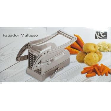 Imagem de Fatiador Multiuso Aço Inox Cortador Picador De Legumes - Kehome