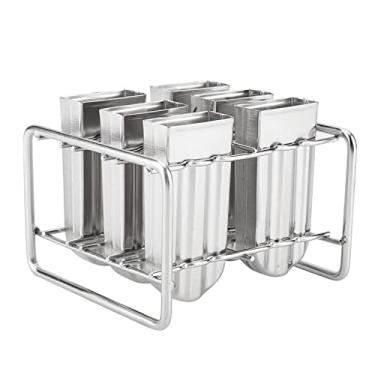 Imagem de Utensílio de cozinha, molde de aço inoxidável para picolé caseiro para cozinha doméstica(Cabeça redonda dupla ranhura)