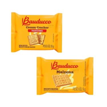 Imagem de Kit 100 Sachês de Biscoitos Bauducco - Cracker + Maizena