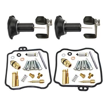 Imagem de 2 conjuntos para Yamaha V Star 250 650/Virago 125 250/Route 66 XV125 XV250 XVS650 Kit de reparo de carburador