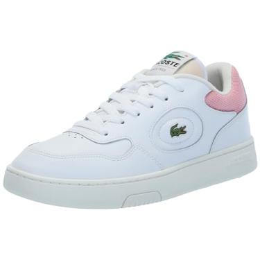 Imagem de Lacoste Tênis feminino Lineset, Branca/Pnk, 8.5