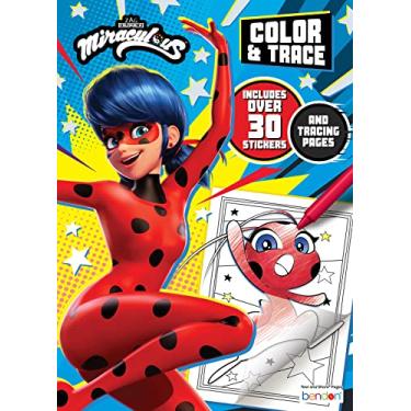 Imagem de Bendon Miraculous: Tales of Ladybug and Cat Noir 48 Page Color & Trace Coloring Book 52562