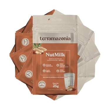 Imagem de Kit 6X: Bebida Vegetal de Castanha do Pará em Pó NutMilk Sachê Terramazônia 25g
